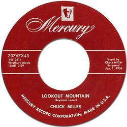 Chuck Miller (7) Lookout Mountain / Boogie Blues USED VINYL 7INCH 45 RPM