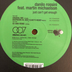 Danilo Rossini / Martin Michaelson Just Can't Get Enough USED VINYL 12INCH