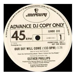 Esther Phillips Our Day Will Come USED VINYL 12INCH 45 RPM PROMO