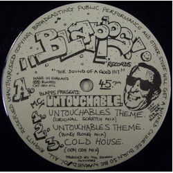 MC Untouchable Untouchables Theme USED VINYL 12INCH 33 S RPM