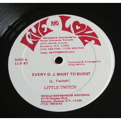 Little Twitch Every D.J. Want To Burst USED VINYL 12INCH 45 RPM SINGLE