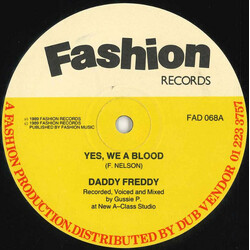 Daddy Freddy / Junior Delgado / Shako Lee / Phillip Leo Yes, We A Blood / Mixed Blood USED VINYL 12INCH 45 RPM