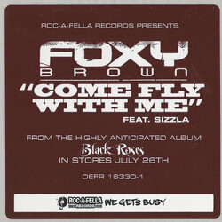 Foxy Brown / Sizzla Come Fly With Me USED VINYL 12INCH PROMO
