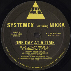 Systemex / Nikka One Day At A Time USED VINYL 12INCH 33 S RPM