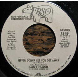 Lady Flash (2) Never Gonna Let You Get Away USED VINYL 7INCH 45 RPM PROMO