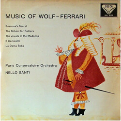 Ermanno Wolf-Ferrari / Nello Santi / Orchestre De La Société Des Concerts Du Conservatoire Music Of Wolf-Ferrari Vinyl LP USED