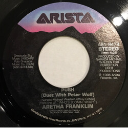 Aretha Franklin Ain't Nobody Ever Loved You / Push USED VINYL 7INCH 45 RPM SINGLE STYRENE STEREO