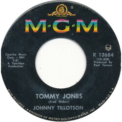 Johnny Tillotson Tommy Jones USED VINYL 7INCH 45 RPM SINGLE