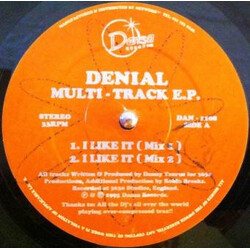 Denial (2) Multi-Track EP USED VINYL 12INCH EP STEREO
