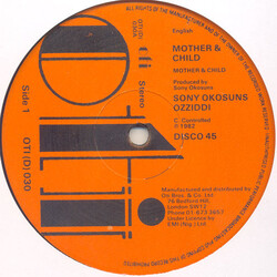 Sonny Okosun Mother & Child USED VINYL 12INCH 45 RPM MAXI-SINGLE