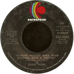 Eddie Bond Buford Pusser Goes Bear Hunting With A Switch USED VINYL 7INCH 45 RPM PROMO