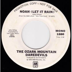 The Ozark Mountain Daredevils Noah (Let It Rain) USED VINYL 7INCH SINGLE PROMO