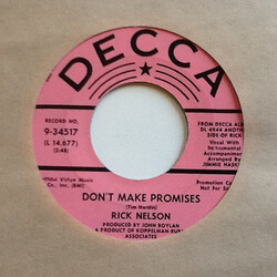 Ricky Nelson (2) Don't Make Promises USED VINYL 7INCH 45 RPM PROMO MONO