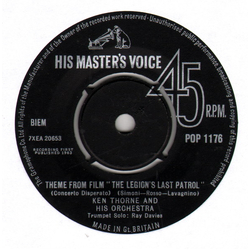 Ken Thorne And His Orchestra / Ray Davies (3) Theme From Film "The Legion's Last Patrol" (Concerto Disperato) Vinyl 7" USED