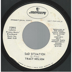 Tracy Nelson Sad Situation USED VINYL 7INCH 45 RPM PROMO
