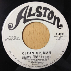 Jimmy "Bo" Horne Clean Up Man USED VINYL 7INCH 45 RPM WHITE LABEL