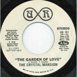 Crystal Mansion The Garden Of Love USED VINYL 7INCH PROMO MONO STEREO