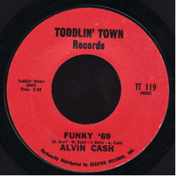 Alvin Cash Funky '69 / Moaning And Groaning USED VINYL 7INCH 45 RPM SINGLE STYRENE