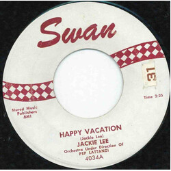 Jackie Lee (5) Happy Vacation Vinyl 7" USED