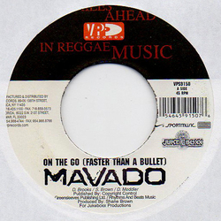 Mavado On The Go (Faster Than A Bullet) Vinyl 7" USED