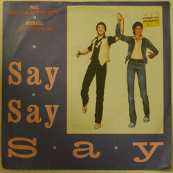 Paul McCartney / Michael Jackson Say Say Say VINYL 7" USED