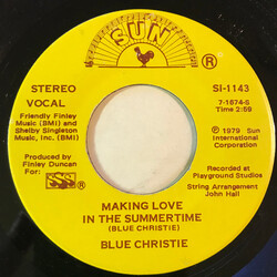 Brian "Blue" Christie Making Love In The Summertime USED VINYL 7INCH 45 RPM SINGLE