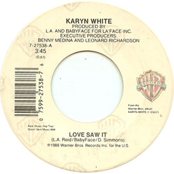 Karyn White Love Saw It USED VINYL 7INCH 45 RPM SINGLE