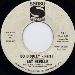 Art Neville Bo Diddley USED VINYL 7INCH 45 RPM PROMO