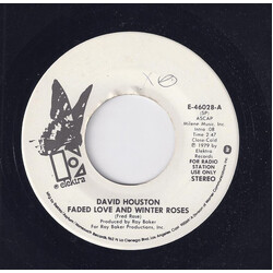 David Houston Faded Love And Winter Roses USED VINYL 7INCH 45 RPM PROMO