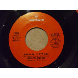 The New Colony Six Barbara, I Love You / Prairie Grey USED VINYL 7INCH 45 RPM SINGLE