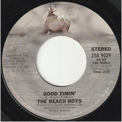 The Beach Boys Good Timin' USED VINYL 7INCH 45 RPM SINGLE STYRENE STEREO
