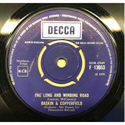 Baskin & Copperfield The Long And Winding Road USED VINYL 7INCH 45 RPM SINGLE