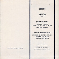 Johann Pachelbel / Johann Friedrich Fasch / Maurice André / Pierre Pierlot / Jacques Chambon / Jean-François Paillard / Orchestre De Chambre Jean-Fran