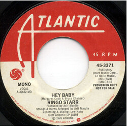Ringo Starr Hey Baby USED VINYL 7INCH 45 RPM SINGLE PROMO