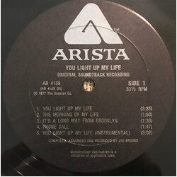 Joseph Brooks You Light Up My Life Vinyl LP USED