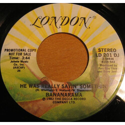 Bananarama He Was Really Sayin' Somethin' USED VINYL 7INCH 45 RPM PROMO STEREO
