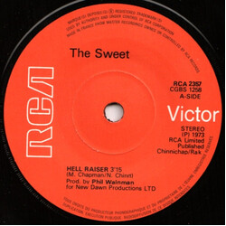 The Sweet Hell Raiser USED VINYL 7INCH 45 RPM SINGLE STEREO