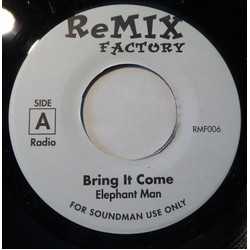 Elephant Man Bring It Come Vinyl 7" USED