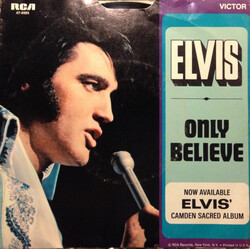 Elvis Presley Only Believe / Life USED VINYL 7INCH 45 RPM SINGLE