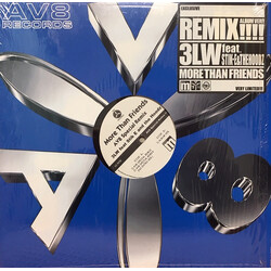 3LW More Than Friends USED VINYL 12INCH 33 S RPM SINGLE LIMITED EDITION MIXED SPECIAL EDITION STEREO