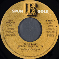 Carly Simon Nobody Does It Better Vinyl 7" USED