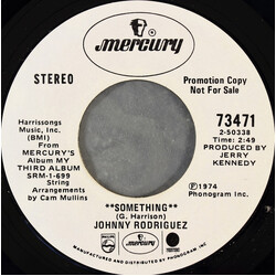 Johnny Rodriguez (4) Something / Born To Lose USED VINYL 7INCH 45 RPM SINGLE PROMO STYRENE STEREO