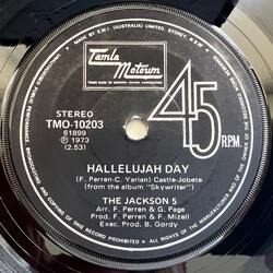 The Jackson 5 Hallelujah Day USED VINYL 7INCH 45 RPM