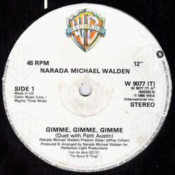 Narada Michael Walden Gimme, Gimme, Gimme USED VINYL 12INCH 45 RPM