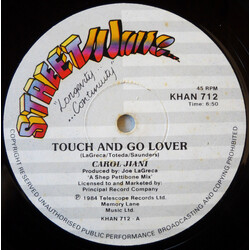 Carol Jiani Touch And Go Lover USED VINYL 12INCH MAXI-SINGLE