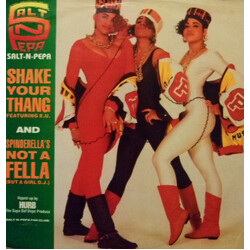 Salt 'N' Pepa Shake Your Thang / Spinderella's Not A Fella (But A Girl DJ) USED VINYL 12INCH 45 RPM SINGLE