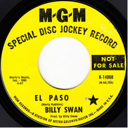 Billy Swan El Paso USED VINYL 7INCH 45 RPM SINGLE PROMO