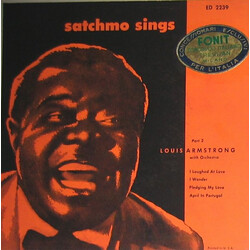 Louis Armstrong Satchmo Sings Part 2 USED VINYL 7INCH EP