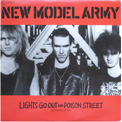 New Model Army Lights Go Out And Poison Street (Extended Mixes) Vinyl 12" USED