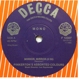Pinkerton's Assorted Colours Mirror, Mirror USED VINYL 7INCH 45 RPM REISSUE MONO
